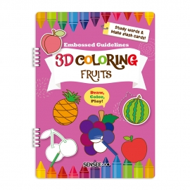 센시 3D컬러링북 과일 시리즈