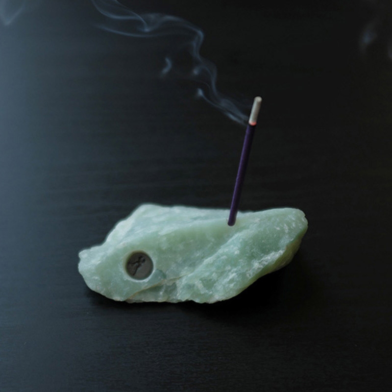 Stone Incense Holder - 옥석