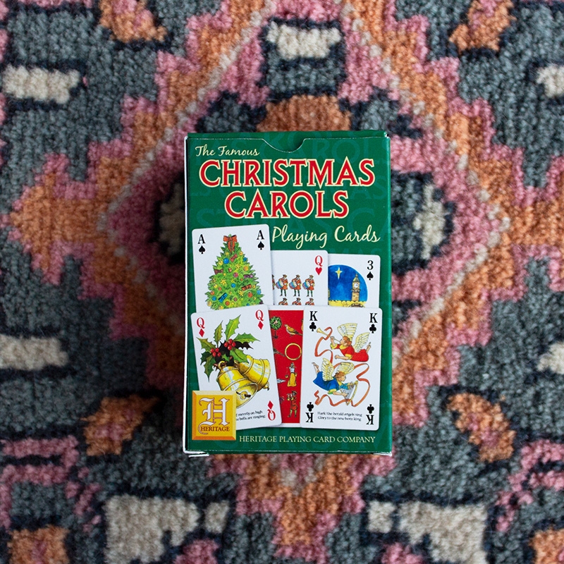Christmas Carols Playing Card