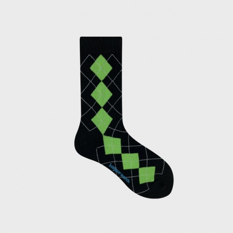 Fall Argyle Socks - Black
