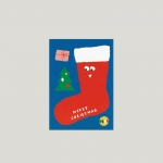 Postcard - Christmas(Blue)
