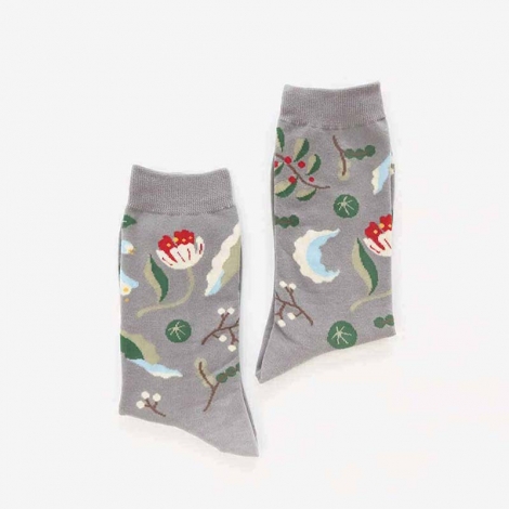 Socks - Gray Garden