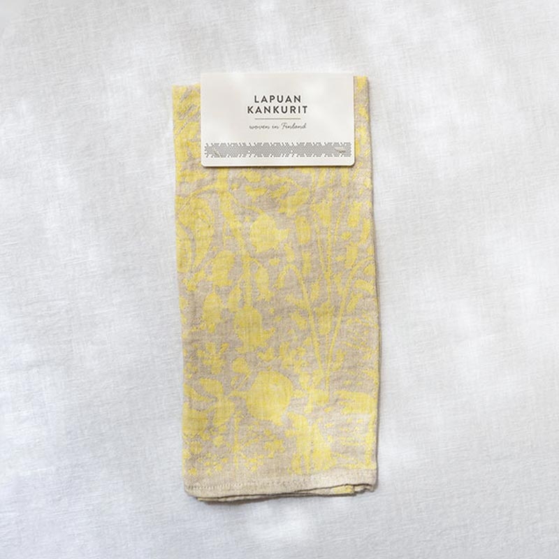 VILLIYRTIT Towel - Yellow Linen