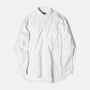 러프사이드 rough side 103. Shirring Shirt Oxford White